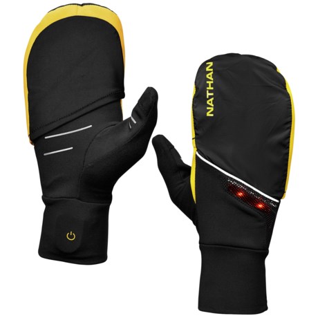 52%OFF 女性のフィットネスグローブ ネイサントランスウォーマーコンバーチブルランニンググローブ - タッチスクリーン互換性（男女） Nathan TransWarmer Convertible Running Gloves - Touch-Screen Compatible (For Men and Women)